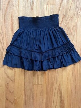 Ramy Brook Smocked Silk Skirt